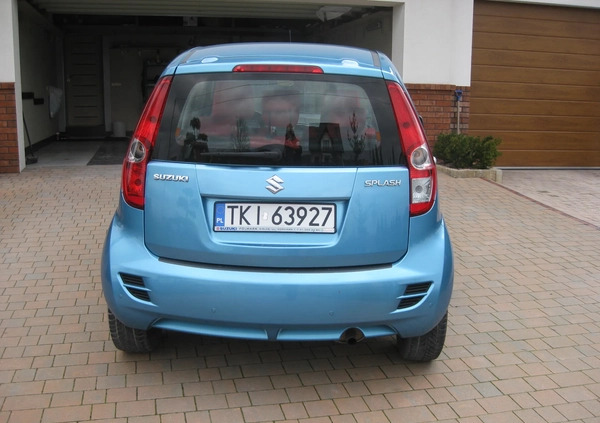 Suzuki Splash cena 24900 przebieg: 79680, rok produkcji 2014 z Brzeziny małe 596